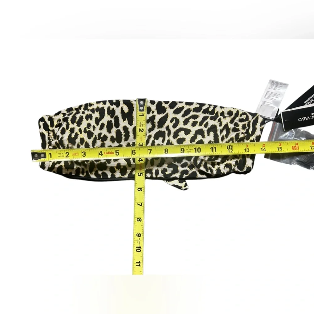 CARMEN MARC VALVO reversible foil leopard print bandeau bikini top bra size S - Picture 5 of 5